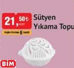 SÜTYEN YIKAMA TOPU